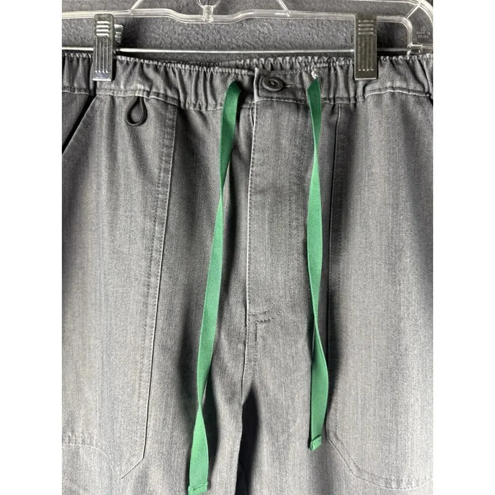Women’s Figs heathered gray scrubs scrub straight leg pants M Cargo pants